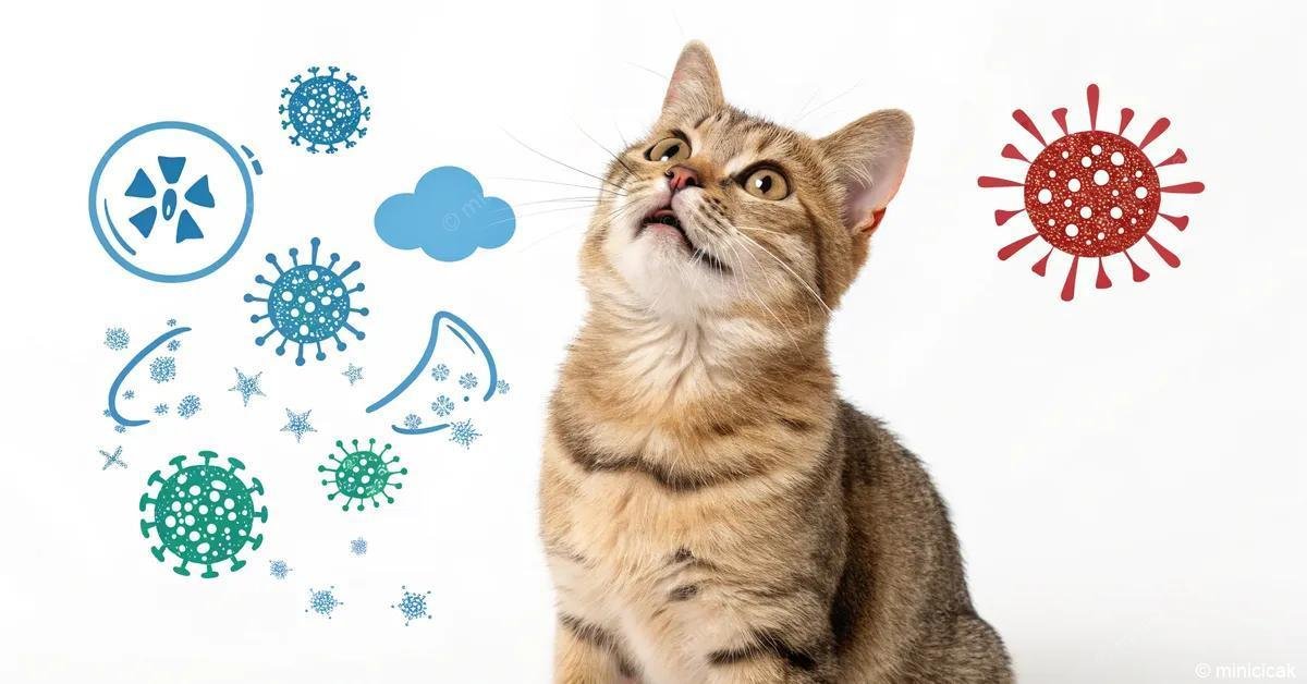 Az immunrendszer szerepe a macskák tüsszögésében, betegség és stressz hatására könnyebben összeszedhetnek légúti fertőzéseket, vírusok gyengíthetik az immunválaszt, növelve a tüsszögés gyakoriságát.
