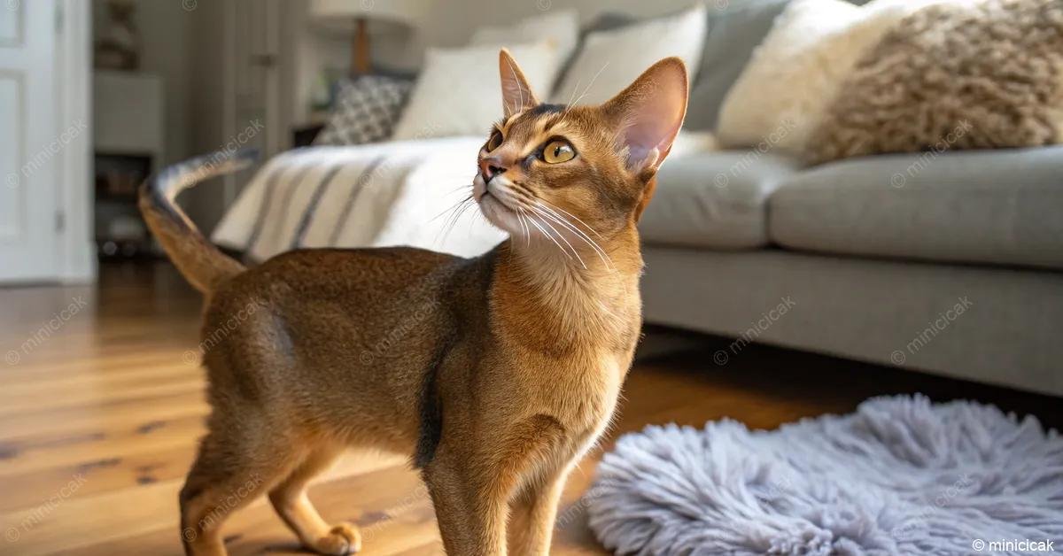 Az Abesszín macska színei változatosak, leggyakrabban a ruddy, vörös, kék és fawn árnyalatokban fordul elő, mindegyik szín gazdag, meleg tónusú, ami kiemeli a macska elegáns megjelenését.