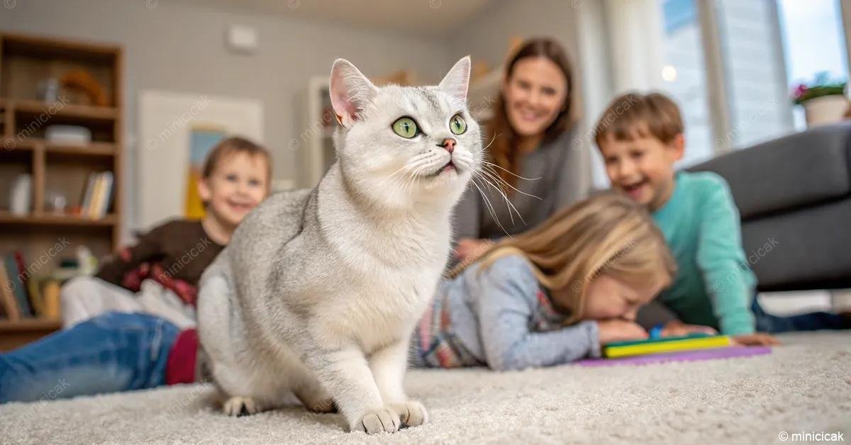 A Burmilla macska eredete, megjelenése és jelleme, valamint gondozása és szocializációs igényei, amelyek miatt ideális választás gyerekes családoknak.