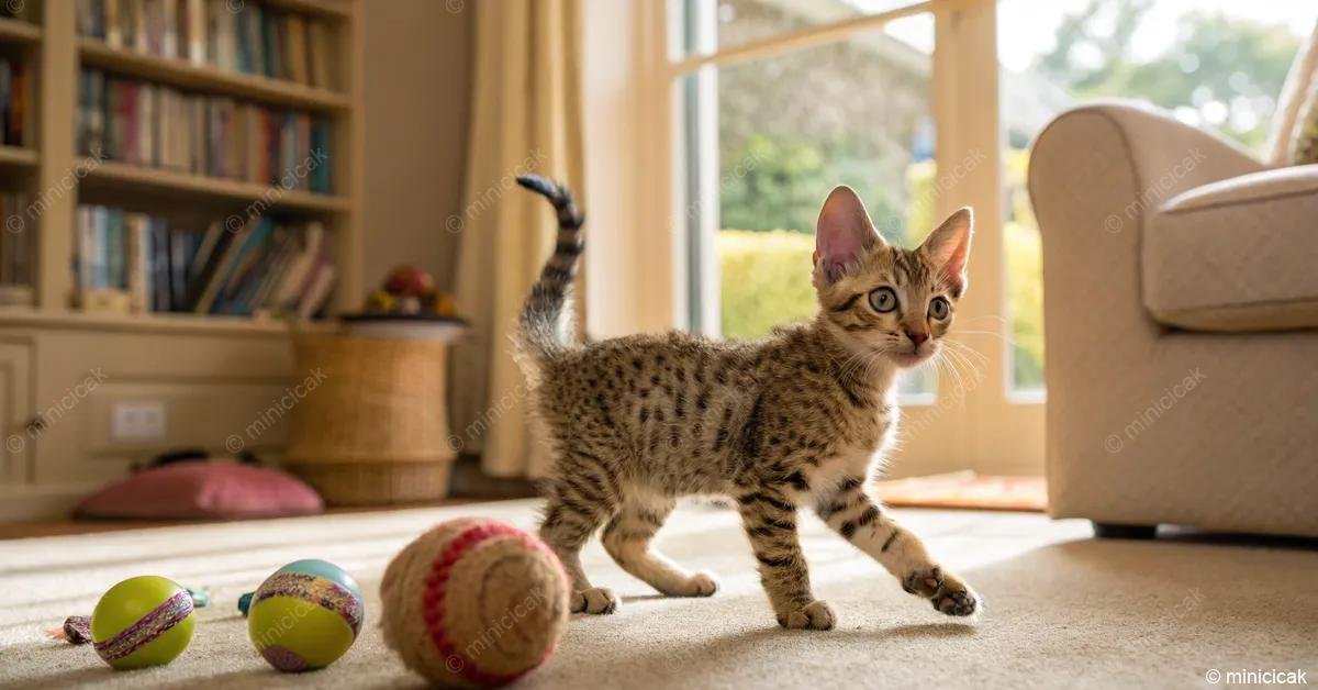 A Lambkin macska genetikai jellemzői közé tartozik a rövid, göndör szőr és a kisméretű test, amely a munchkin és a selkirk rex fajták keresztezettsége révén alakult ki. Barátságos, játékos természetük is kiemeli őket.